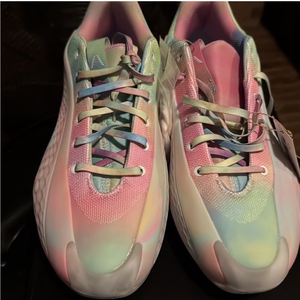 adidas Anthony Edwards 1 Low - Black, Pink, Orange